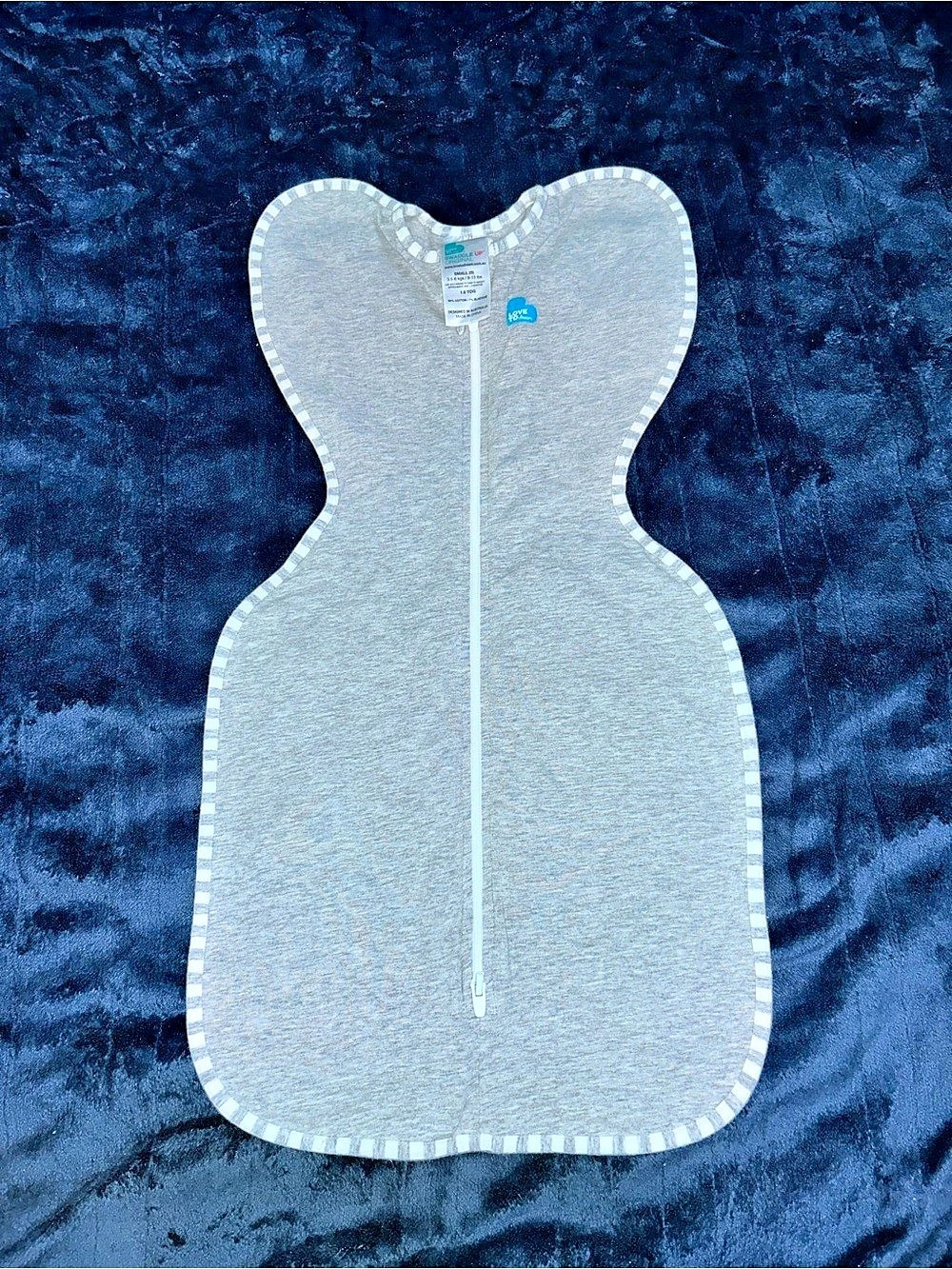 Love to Dream Swaddle Up Original Sleep Sack 1.0 TOG Gray Small